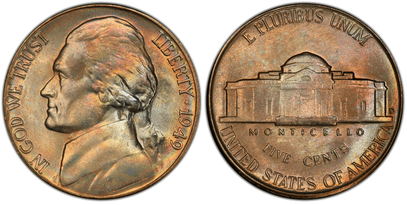 1949 Jefferson Nickel