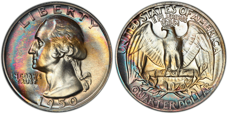 1950 Proof Washington Quarter