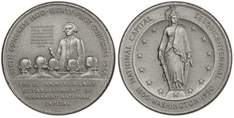1950 HK-507, Washingon Sesqui. Dollar