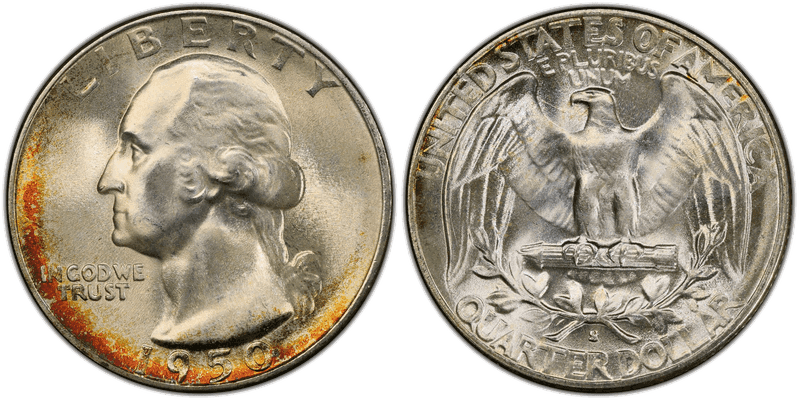 1950 (S) Washington Quarter