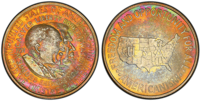1951 Carver/Washington Commemorative Half Dollar