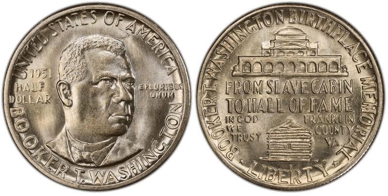 1951 (S) Booker T. Washington Half Dollar