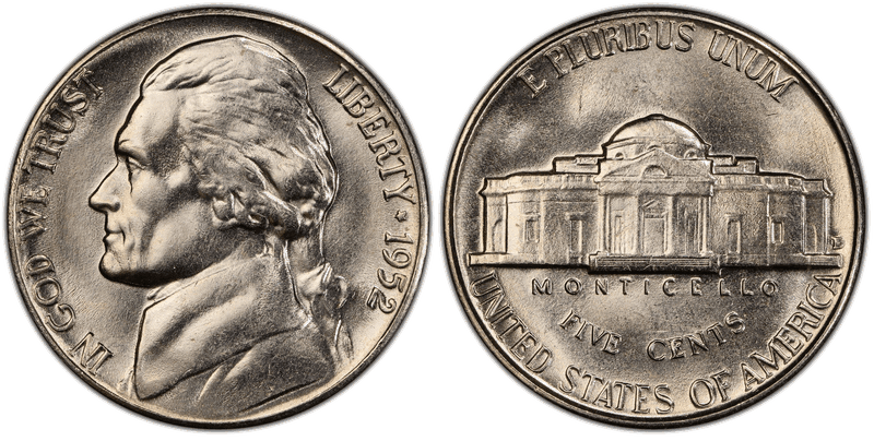 1952 Jefferson Nickel