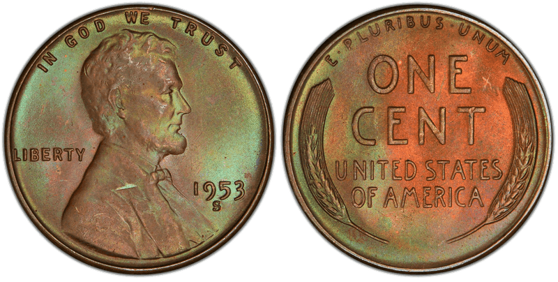 1953 (S) Lincoln Wheat Cent
