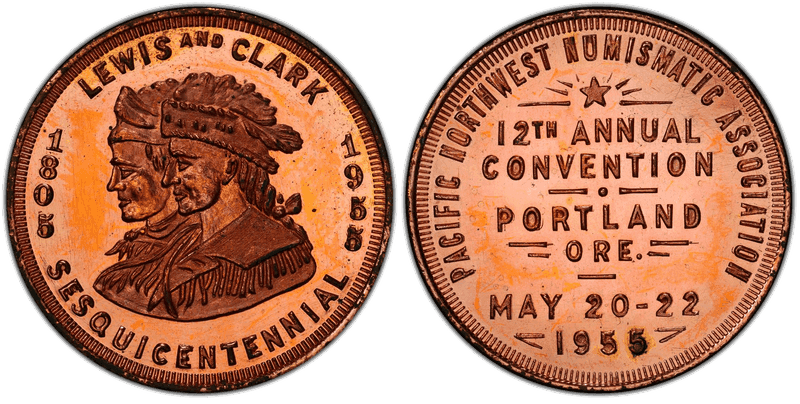 1955 Bronze Medal P.N.N.A. 12th Convention