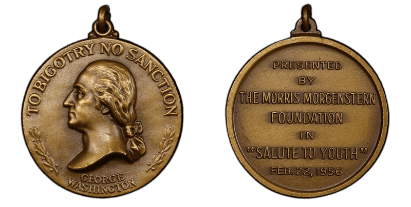 1956 Medal Baker-C617, Matte Ae Morris Morgenstern Foundation