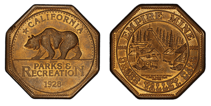 1956 Medal Empire Mine Brass Parks & Recreation