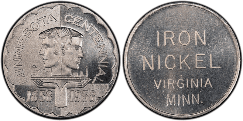 1958 So-Called Dollar HK-518a, Minnesota Statehood Centennial