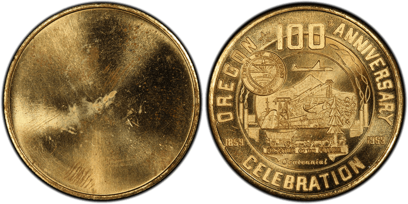 1959 So-Called Dollar HK-565, Oregon Statehood Centennial