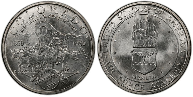1959 HK-542, Colorado Centennial Dollar