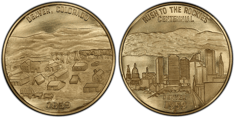 1959 HK-545b, Colorado Centennial Dollar
