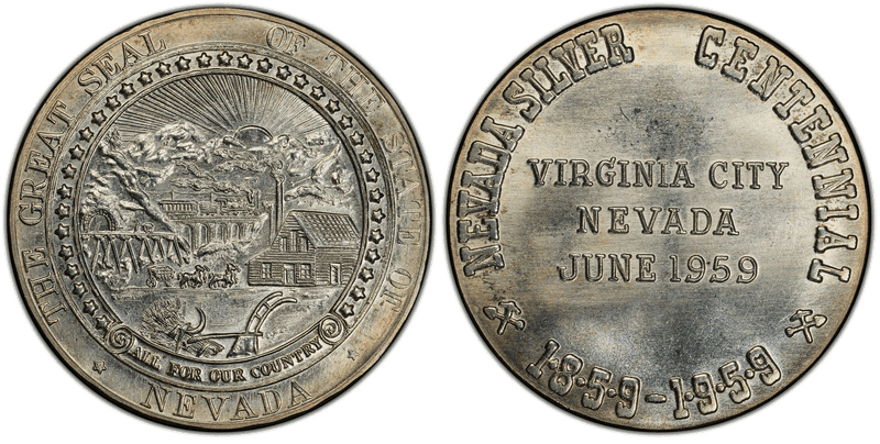 1959 HK-552, Nevada Centennial Dollar