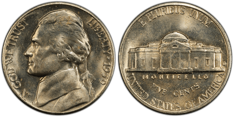 1959 Jefferson Nickel