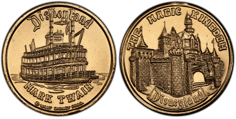 1960 Aluminum So-Called Dollar HK-754, -Anodized Aluminum Disneyland