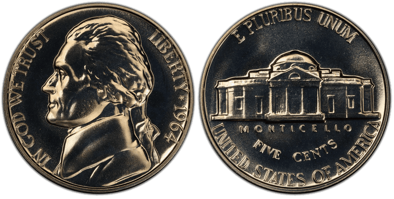 1964 Proof Jefferson Nickel