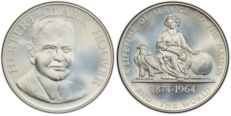 (1964) So-Called Half Dollar, Herbert Clark Hoover