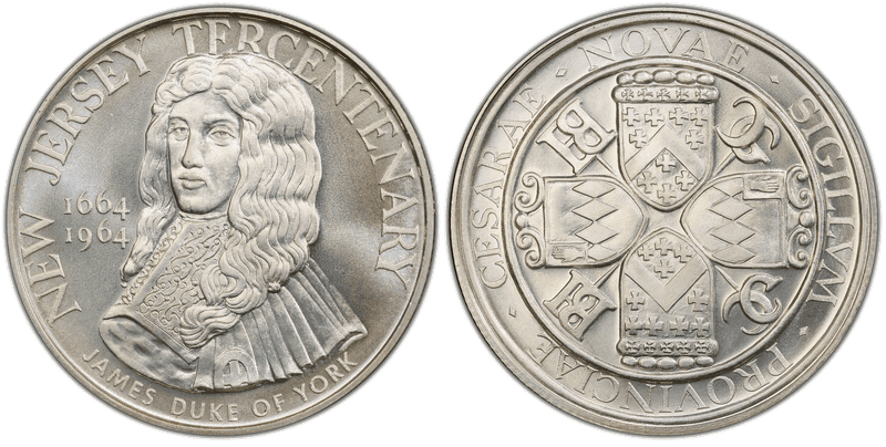 (1964) Silver So-Called Half Dollar, New Jersey Tercentenary
