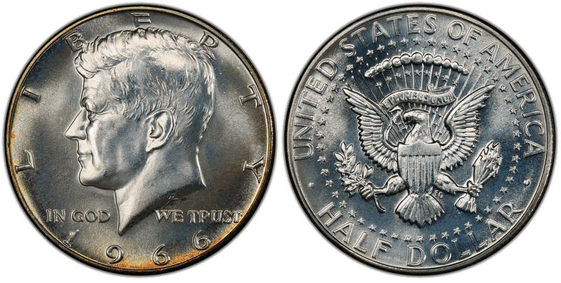 1966 SMS Kennedy Half Dollar