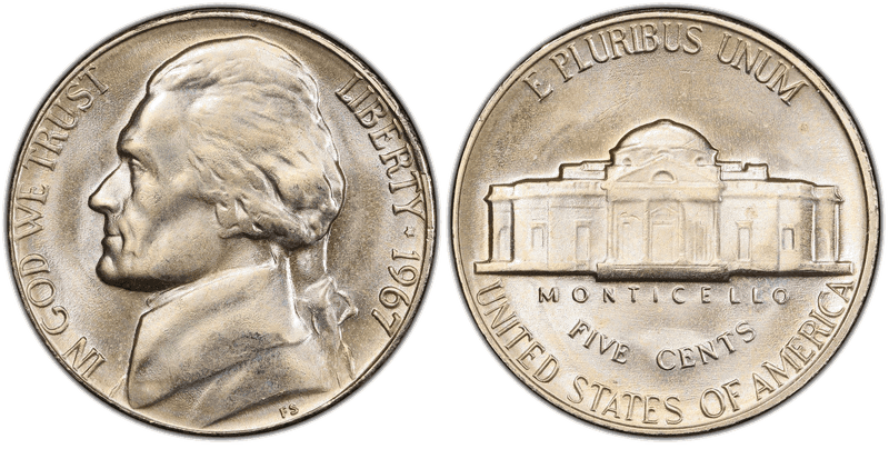 1967 Jefferson Nickel