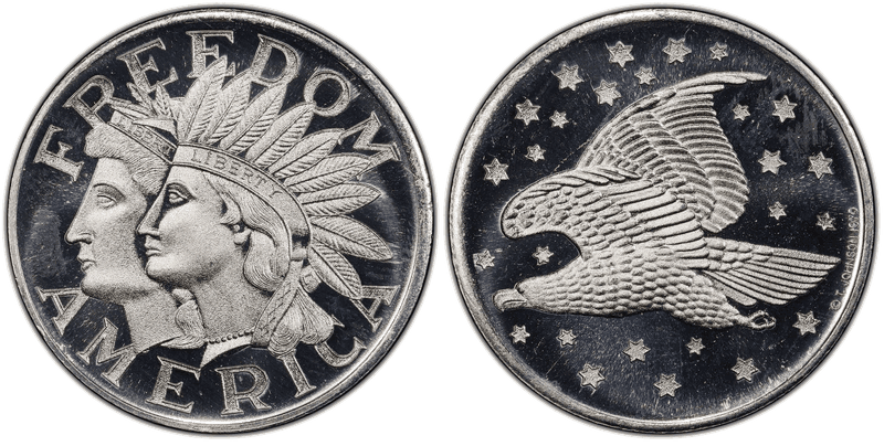 1970 Token Freedom America Al 34mm