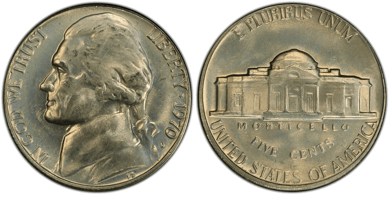 1970 Jefferson Nickel