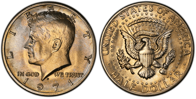 Kennedy Half Dollars Clad and Silver Proof 1971 to Date