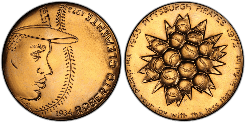 1972-P Bronze Medal D1972-1c, Clemente Small
