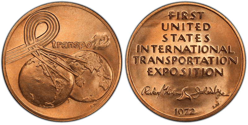 1972-P Bronze Medal D1972-3a, Transpo '72 Small