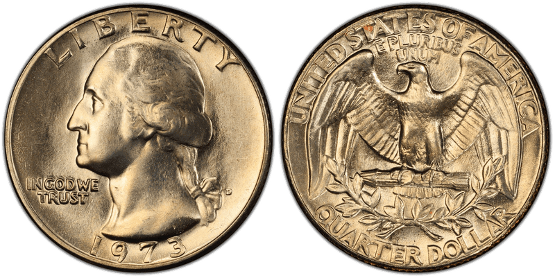 1973 Washington Quarter