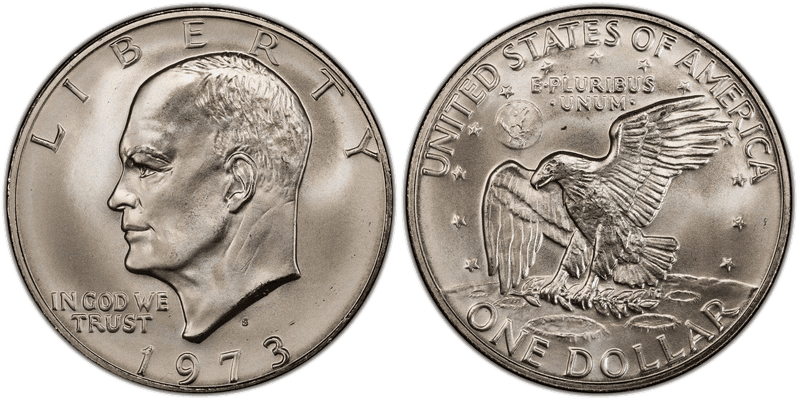 1973 (S) Silver Eisenhower Dollar