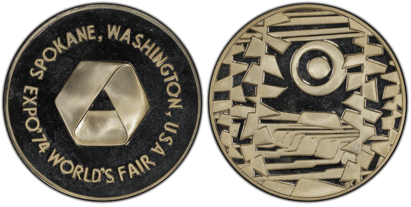 1974 Silver Medal D1974-1a, 64mm Spokane Expo