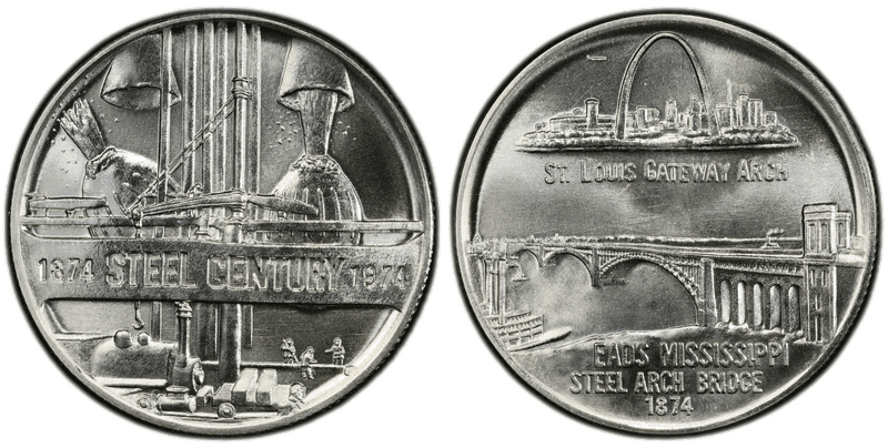 (1974) So-Called Half Dollar, Steel Century 200th