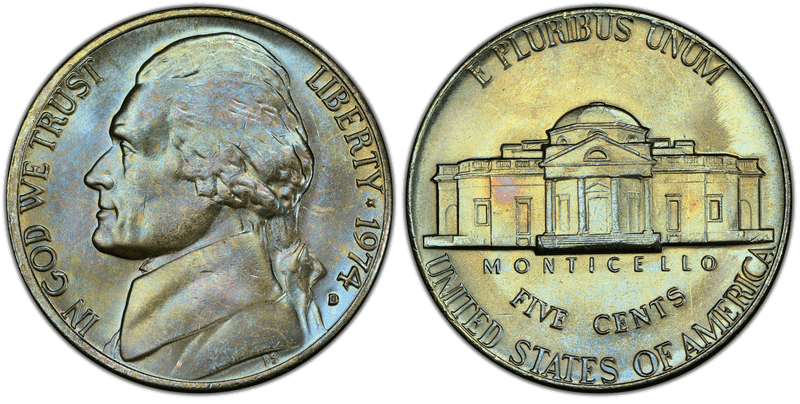 1974 Jefferson Nickel