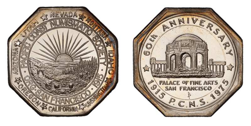 1975 Silver Medal 60th Anniversary P.C.N.S.