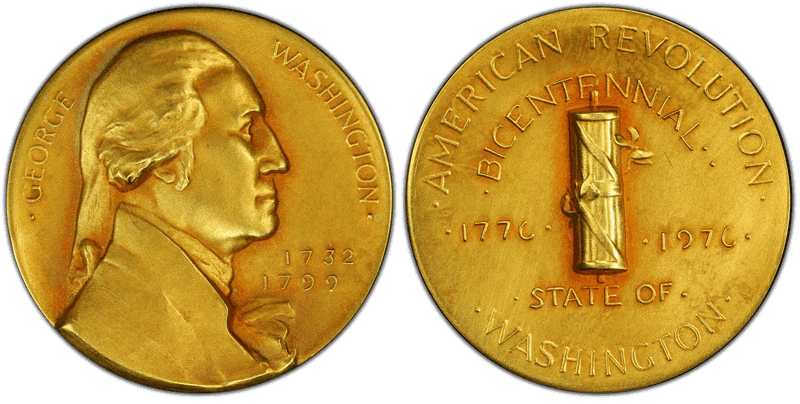 1976 Gold Medal American Revolution Medallic Art Co.