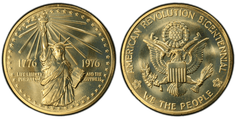 1976 Bronze Medal D1976-3f, National Bicentennial