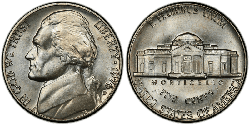 1976 Jefferson Nickel