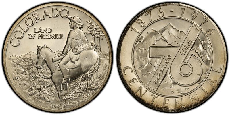 1976-D Medal D1976-1b, Colorado Centennial