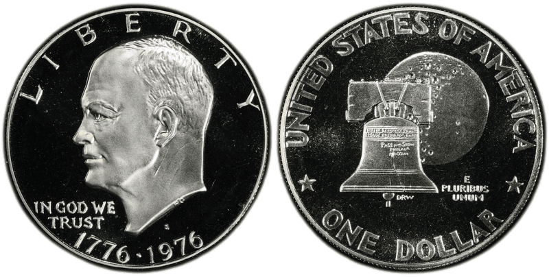 1976 (S) Proof Silver Eisenhower Dollar