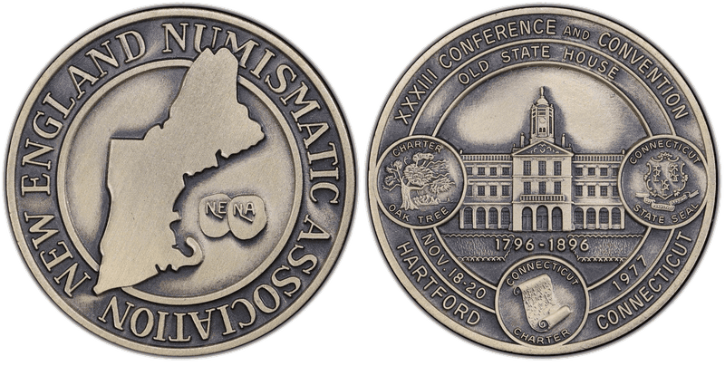 1977 Silver Medal 33rd Convention Connecticut N.E.N.A.