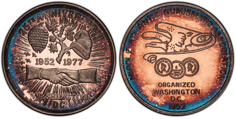 1977 Medal M.A.N.A. 25th Anniv. Silver 35mm