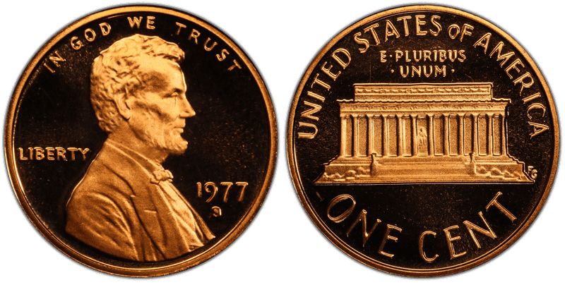 1977 (S) Proof Lincoln Memorial Cent