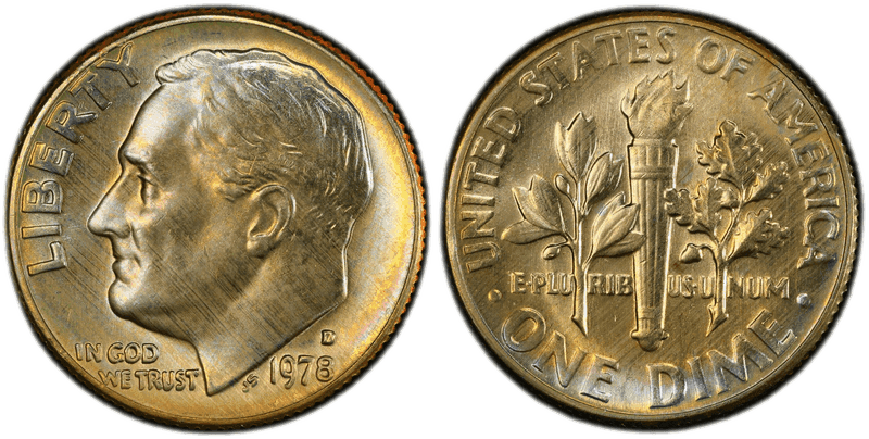 1978 Roosevelt Dime