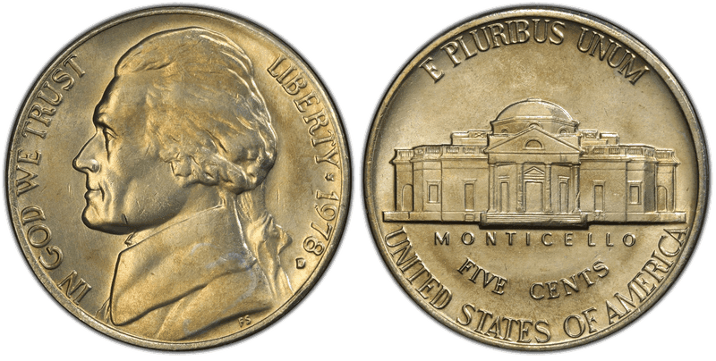 1978 Jefferson Nickel