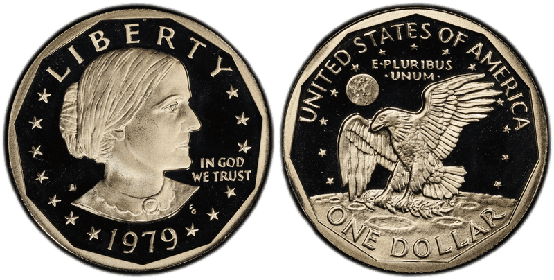 1979 (S) Proof Susan B. Anthony Dollar - Type 1