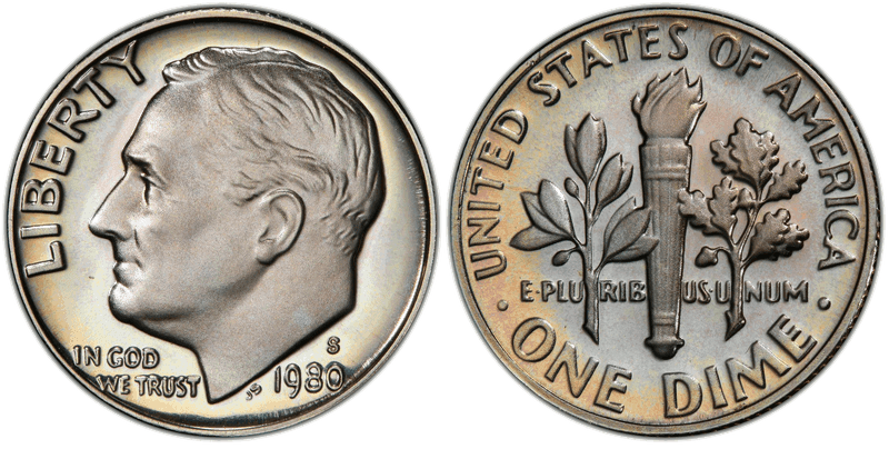1980 (S) Proof Roosevelt Dime