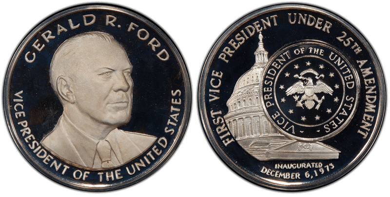 1981 Medal Medallic Art Co. Silver Ronald Reagan Inauguration