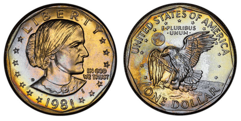 1981 Susan B. Anthony Dollar