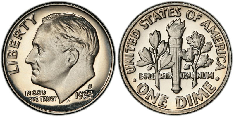 1982 (S) Proof Roosevelt Dime