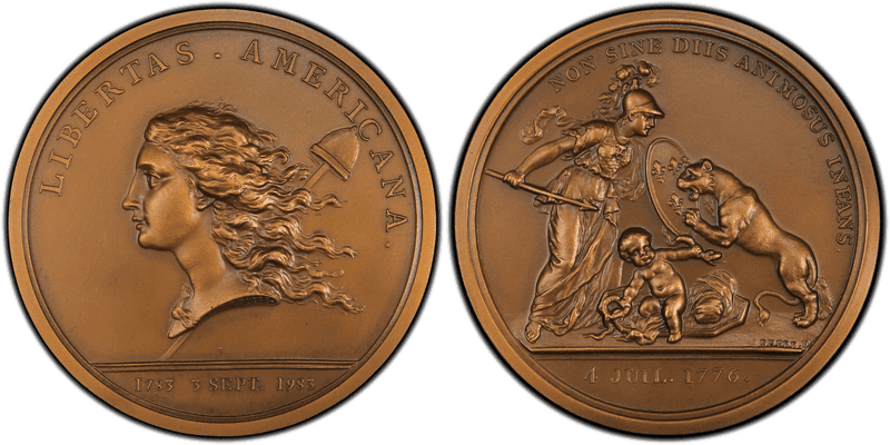 1983 Bronze Libertas Americana Medal - Copy of Original Design